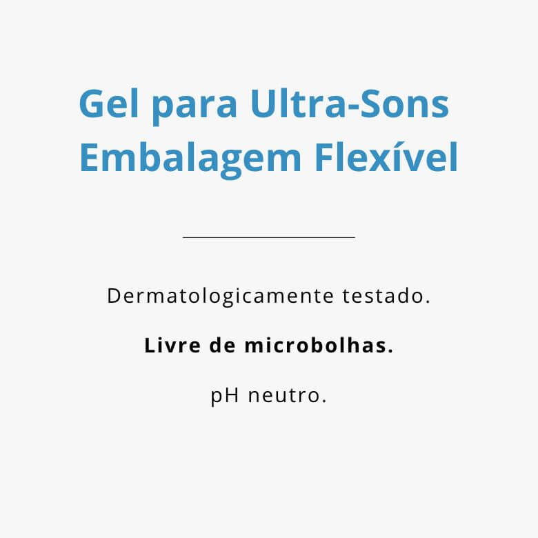 Gel para Ultra-Sons - Transparente - Embalagem Flexível – 5kg