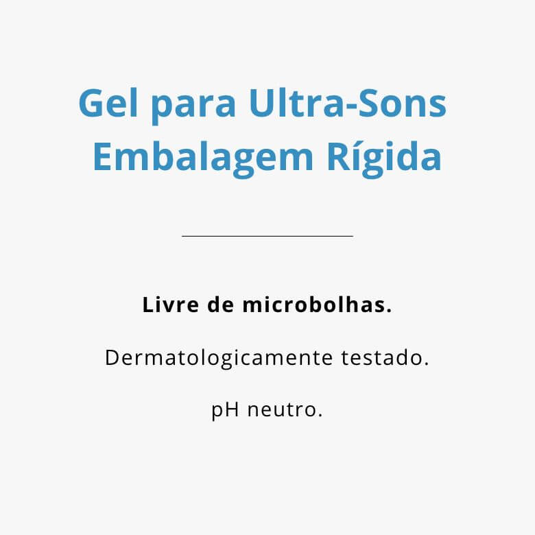 Gel para Ultra-Sons - Transparente - Embalagem Rígida – 5kg