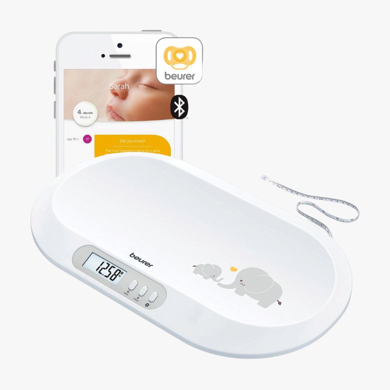 Balança para Bebés com Bluetooth BY90 - Beurer