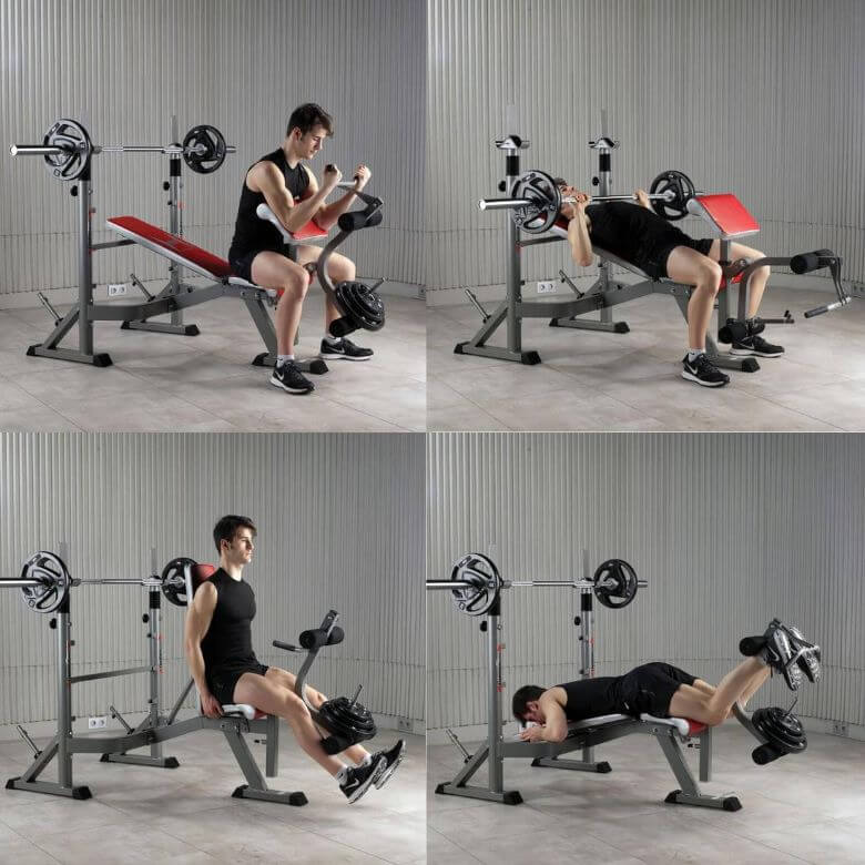 Banco de Musculação Multiposições BH Optima Press G330