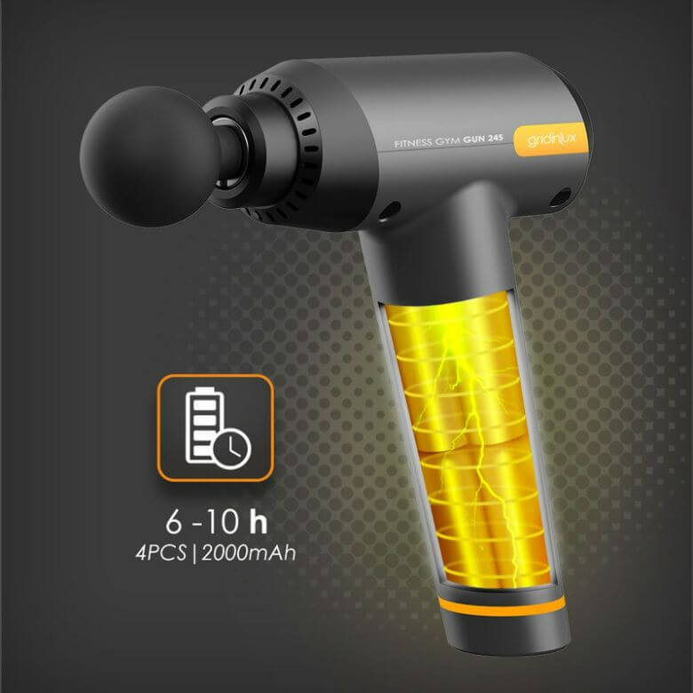 Pistola de Massagem Muscular Gun 245