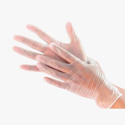 Luvas de Vinil - Sem Pó - 100 unidades