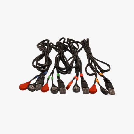 1 jogo de 4 cabos 8 Pins Snap Compex 