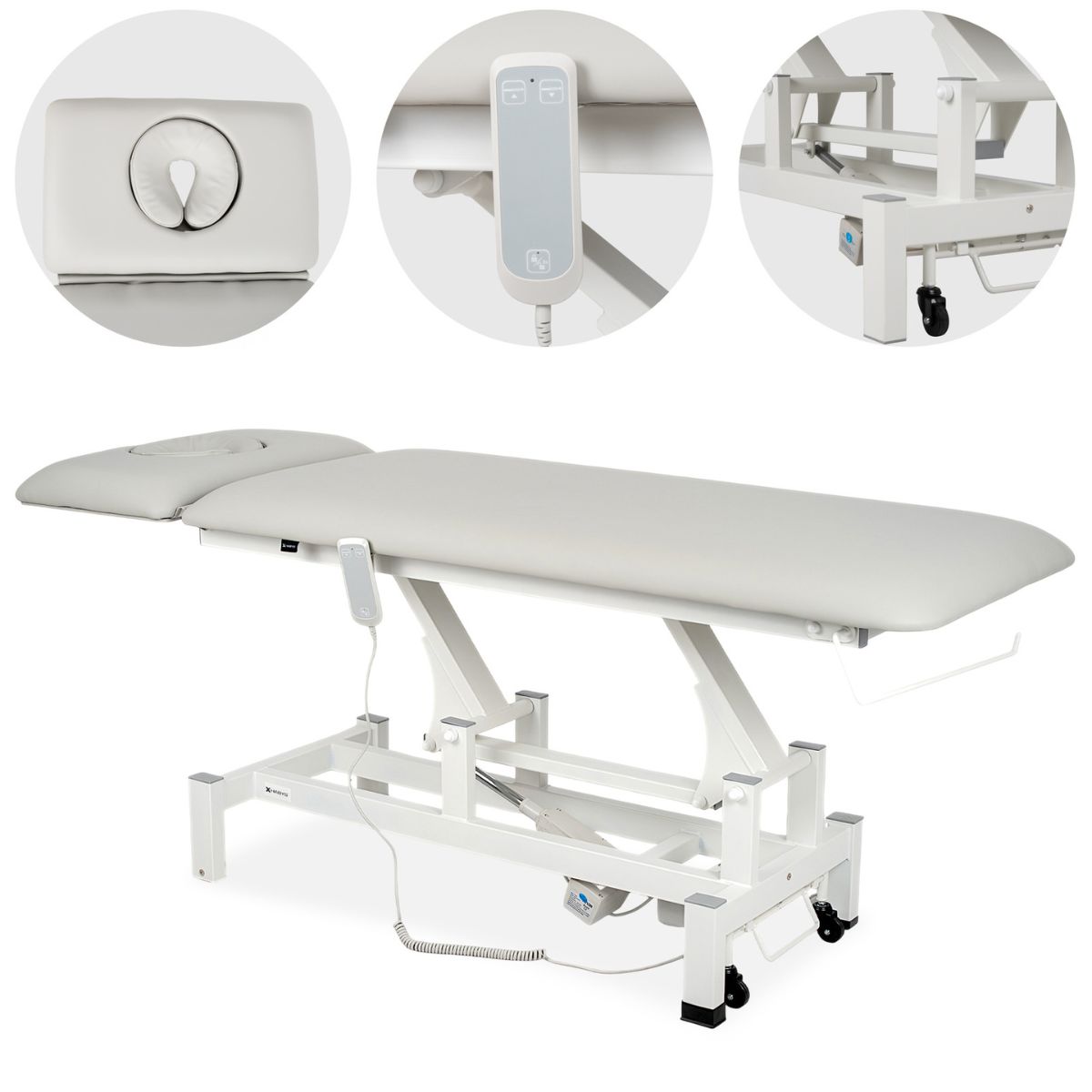 Marquesa Elétrica Fortis 2 ERGO – Comando Manual, Almofada ERGO, Cinzento Claro