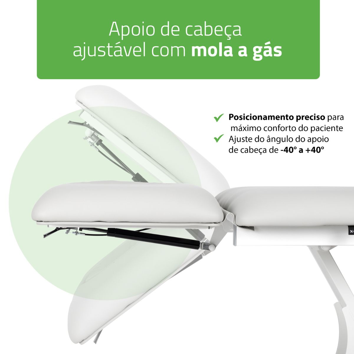 Marquesa Elétrica Fortis 2 ERGO – Comando Manual, Almofada ERGO, Cinzento Claro