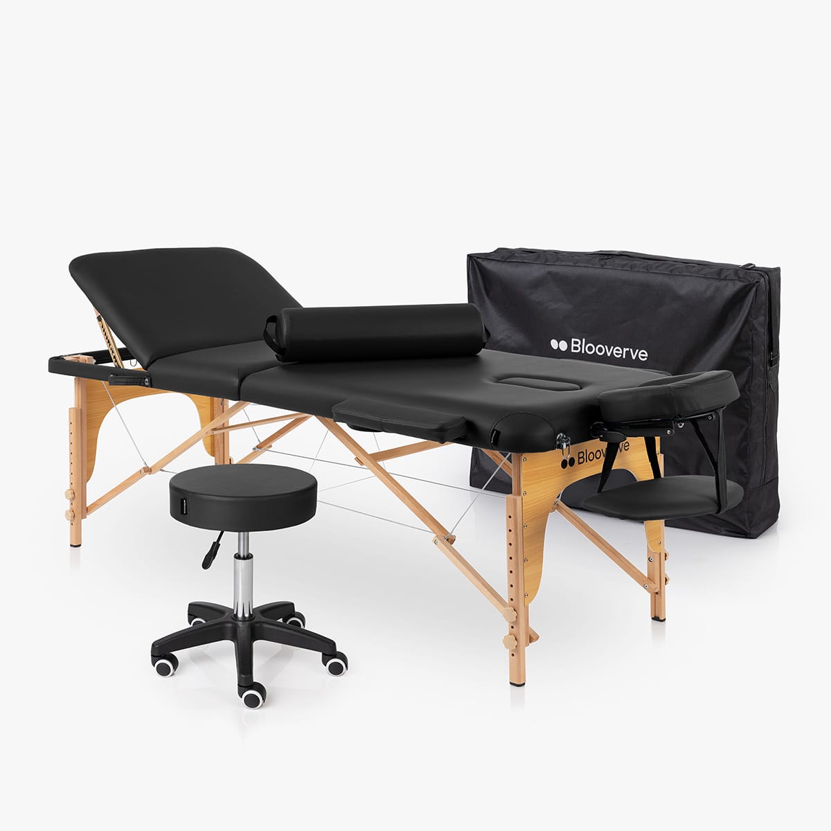 Pack TotalCare – Marquesa 3 Corpos + Banco + Rolo + Capa para marquesa