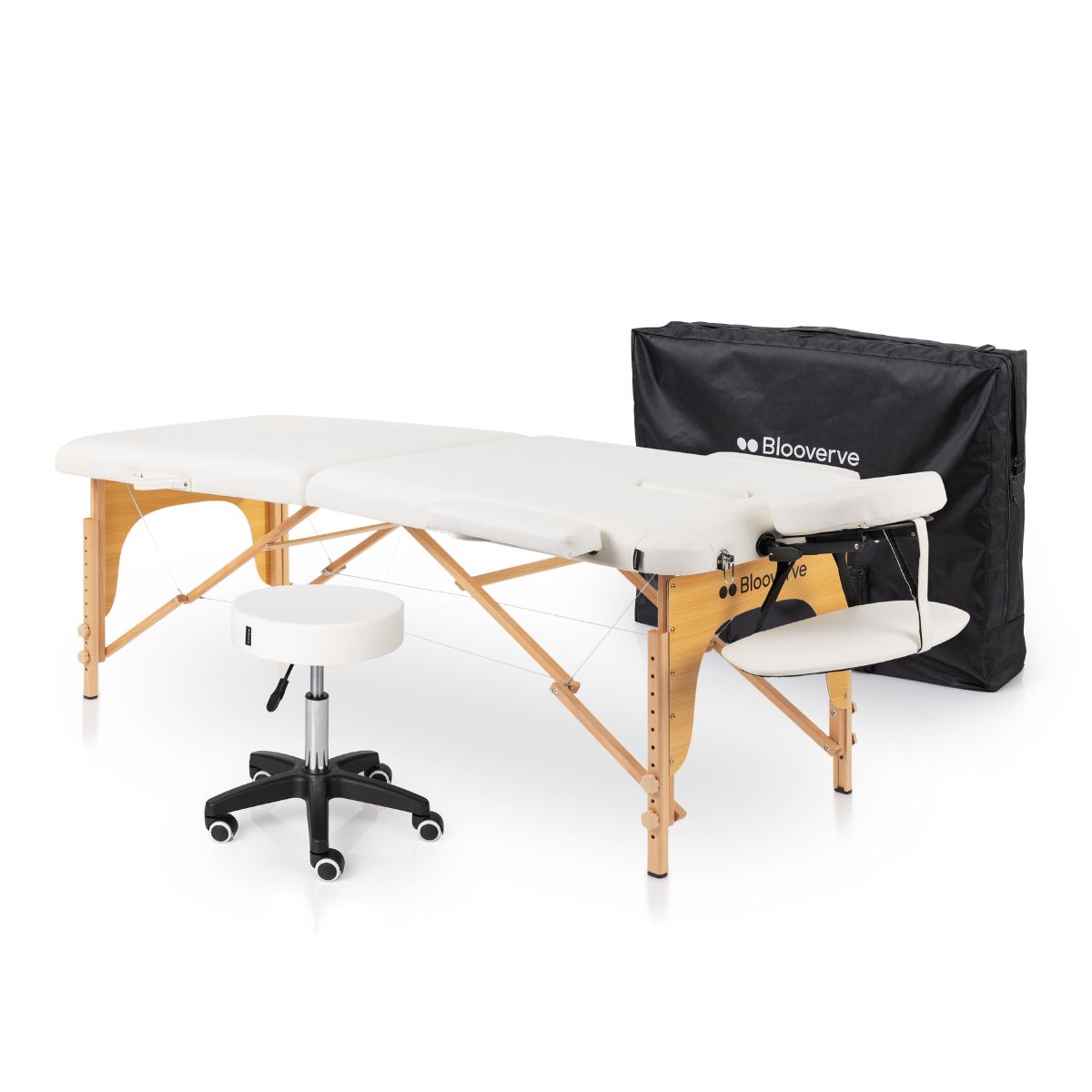 Kit ProCare – Marquesa Portátil 2 Corpos + Banco com Rodas (Envio Grátis)*