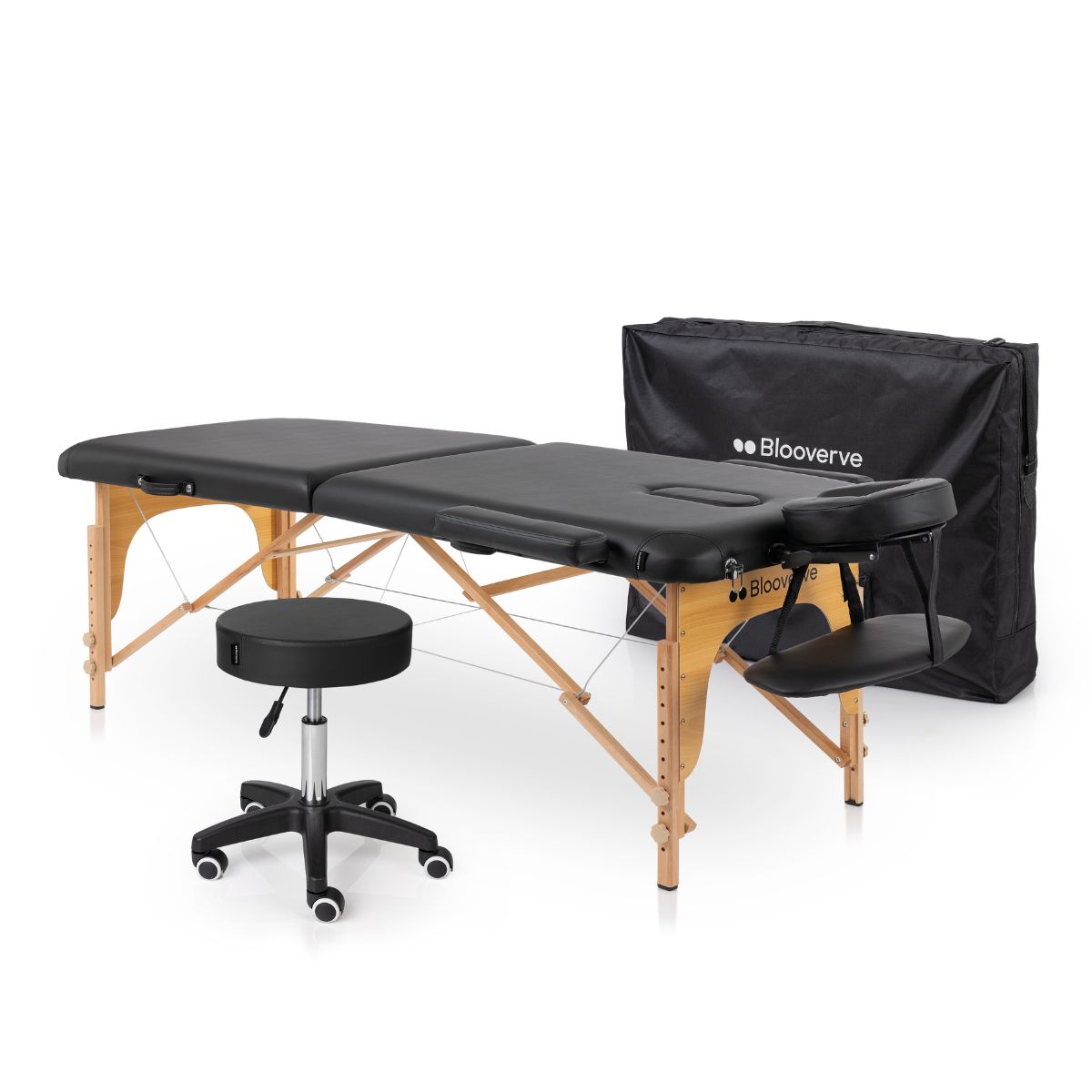 Kit ProCare – Marquesa Portátil 2 Corpos + Banco com Rodas (Envio Grátis)*