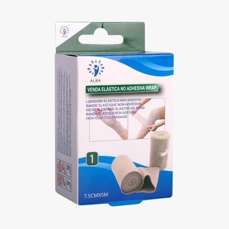 Ligadura Elástica não Adesiva (Elastic Wrap) - 5cmx5m