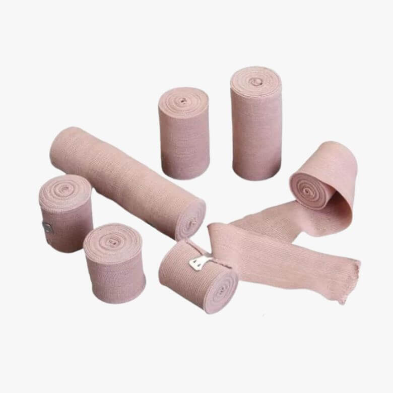 Ligadura Elástica não Adesiva (Elastic Wrap) - 5cmx5m