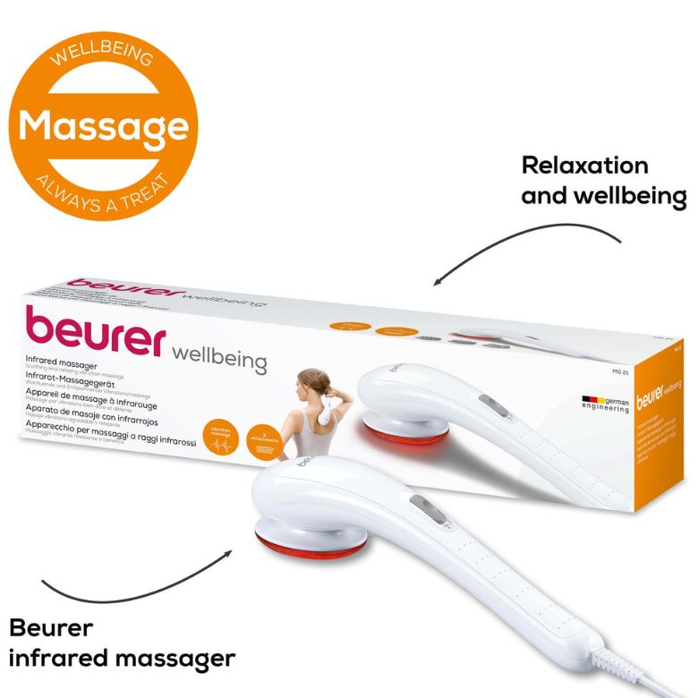 Massajador de calor por infravermelhos MG21- Beurer