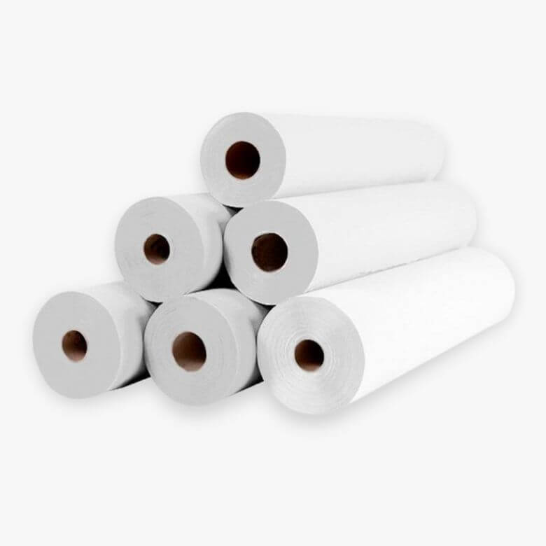Rolos de Marquesa - Papel 38g/M2 - 60cm x 100m - 6 Unidades